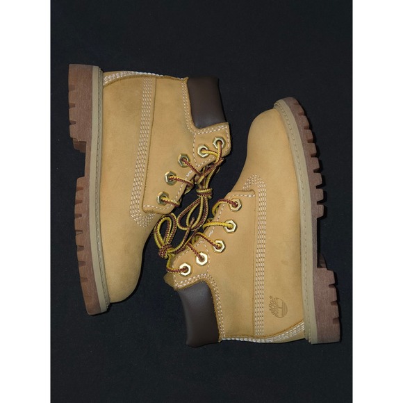 Timberland Toddler Wheat Nubuck Leather Ankle Boots Classic Premium - Picture 1 of 10